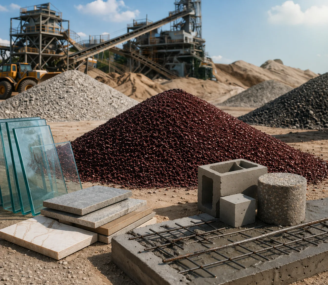 Garnet aşındırıcının diğer endüstriyel kullanım alanları
